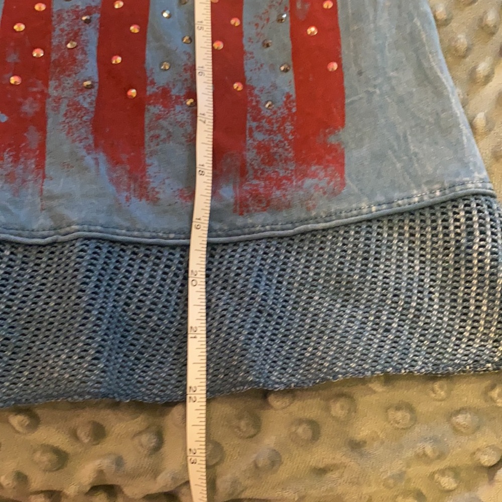 🇺🇸❤️Rhinestone Flag Tank❤️ 🇺🇸 - Picture 8 of 8